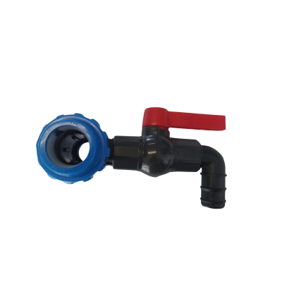 Trójnik złącze S60x6x32mm do kontenera IBC Mauzer z kranem 1 cal